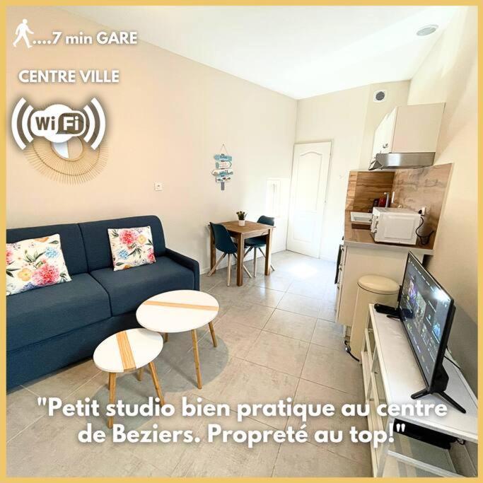 Studio Bien Equipe A 2 Pas De La Gare Μπεζιέ Εξωτερικό φωτογραφία